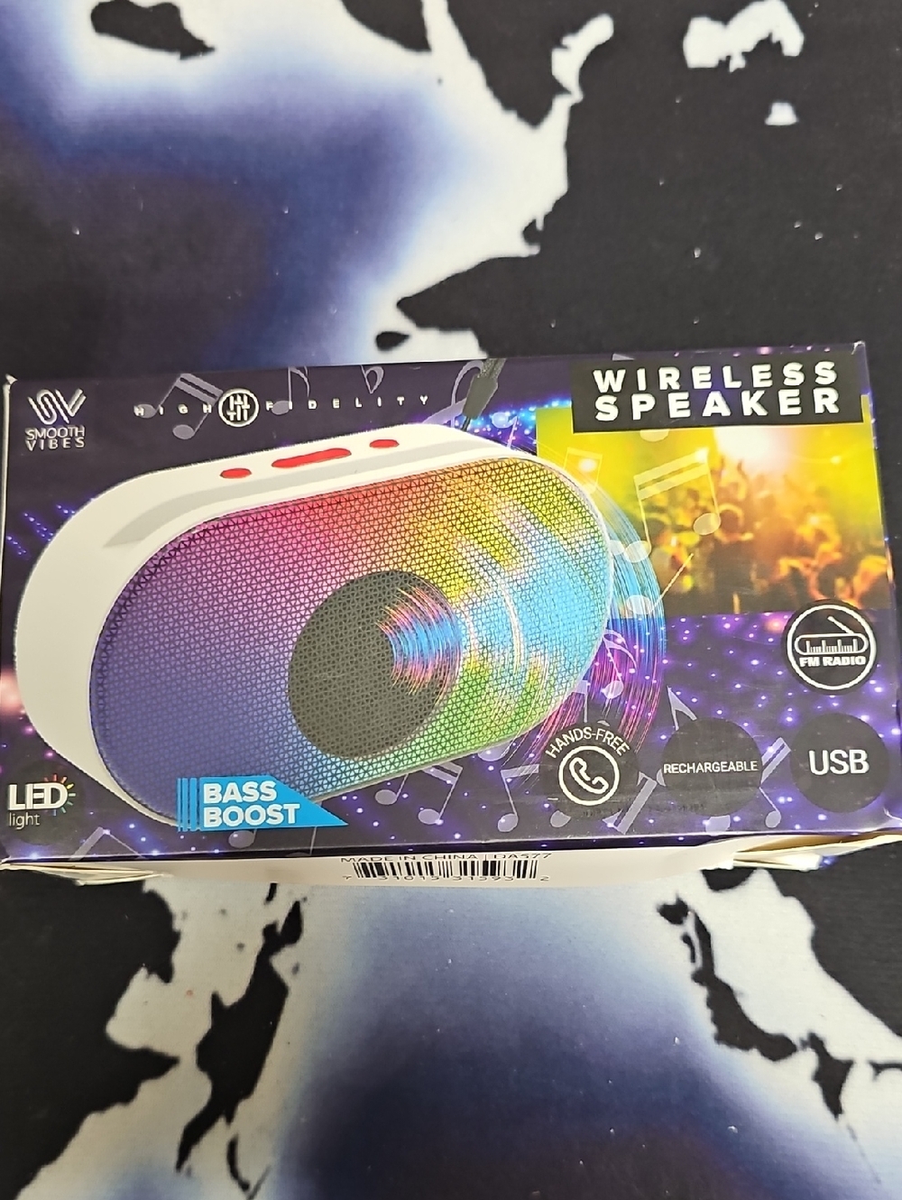 Wireless Portable Speaker with LED Light - NEW!!